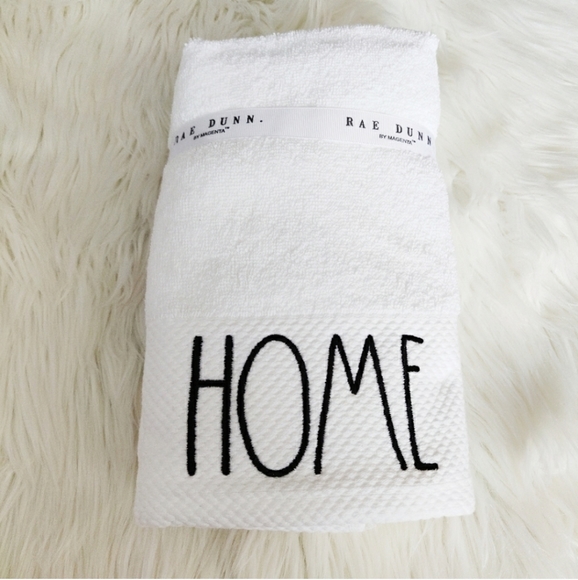 Rae Dunn "HOME" Hand Towels x 2 NWT - Picture 4 of 4